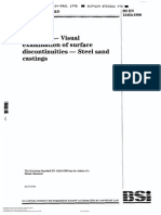 BS en 12454-1998 Founding-Visual Examination of Surface Discontinuities-Steal Sand Castings