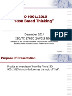 0 - ISO 9001 - 2015 Risk Based Thinking