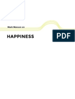 Happiness - Mark Manson