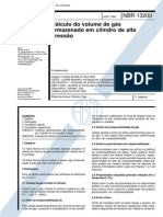 NBR 13200 - Calculo Do Volume de Gas Armazenado em Cilindro de Alta Pressao