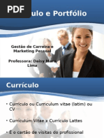 Currículo e Portfólio