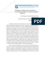 Educação Geografica e Formação Da Consciencia Espacial Cidadã