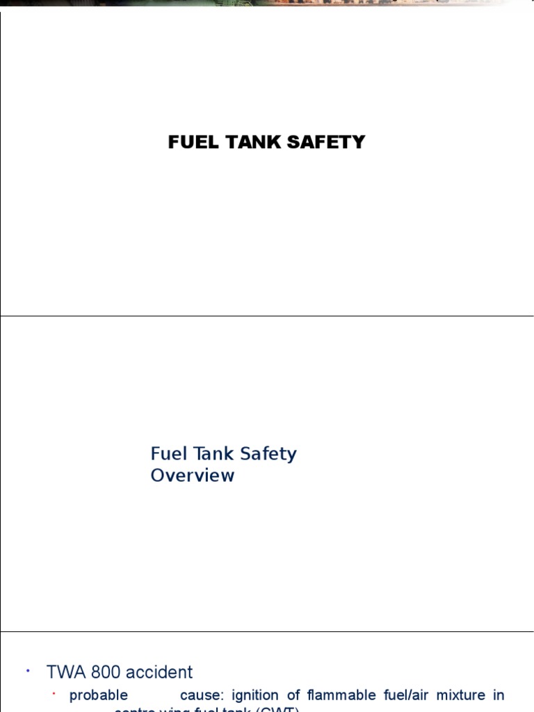 Fuel Tank Safety (Level 2 Training) PDF Combustion Electrical Wiring