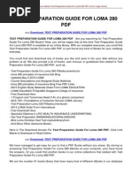 Download Test Preparation Guide for Loma 280 by tempge SN274872009 doc pdf