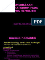 Pemeriksaan Laboratorium Pada Anemia Hemolitik