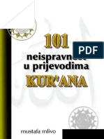 101 Neispravnost u Prijevodima Kur’Ana