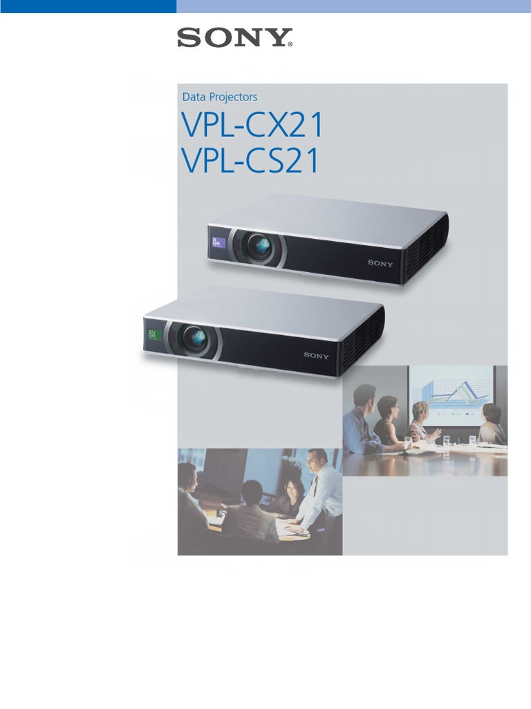 Proyector Sony VPL-CX21 PDF | PDF | Imaging | Film Industry