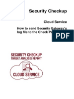 CP Security Checkup Cloud Service AdminGuide