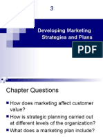 Developing Marketing Strategies and Plans