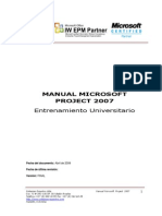 Manual Project Professional 2007 Universidades
