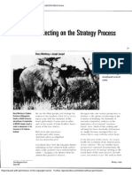 K4 Mintzberg - Reflecting On The Strategy Process (Strategy Safari) PDF