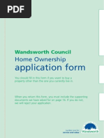 Home Ownership: Application Form