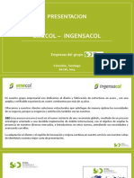 Presentacion Grupo Sbd - Emecol-Ingensa - Ingensacol 2014