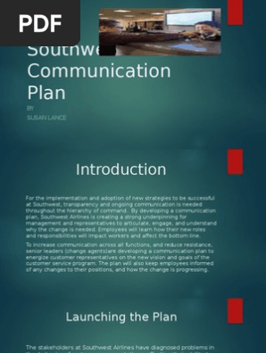 communication plan
