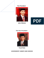 The President: Government Cabinet Joko Widodo