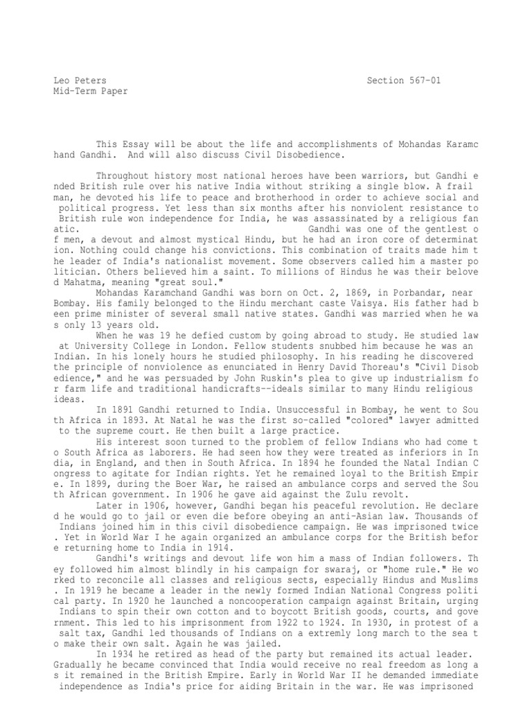 What is gandhism image