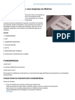 Boliviaimpuestos.com-Requisitos Para Crear Una Empresa en Bolivia