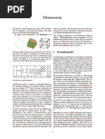 Dimension