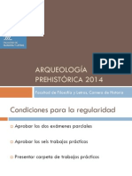 Arqueología Prehistórica 2014 _Presentación