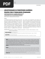 Desfitichização Do Trabalho Acadêmico