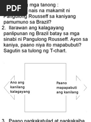 Tanong Sa Talumpati Ni Roussef