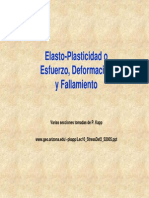 Elasto-Plasticidado Esfuerzo, Deformación y Fallamiento