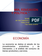 Economía Educación y Política.