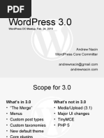Download DC meetup presentation on WordPress 30 by andrewnacin SN27495466 doc pdf