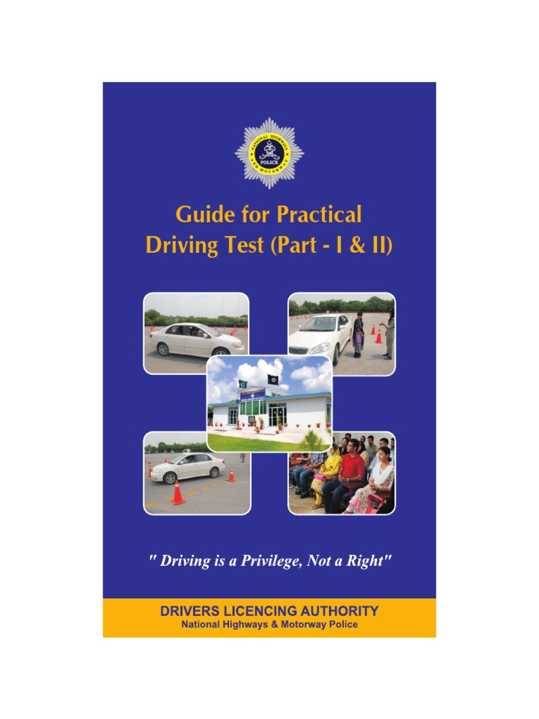 Practical Driving Test Guide for Pakistan | PDF | Traffic | Road