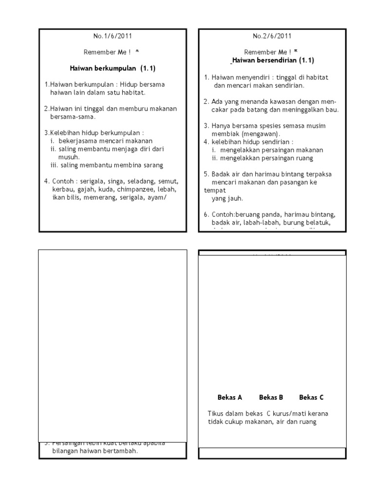 Kad Memori Sains  PDF