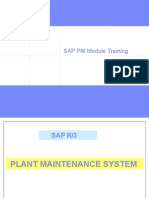 SAP PM Training on Plant Maintenance System