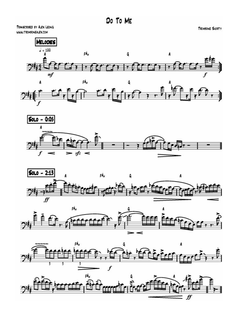Do To Me guitar tabs & chords | Musical Compositions | Musical Notation