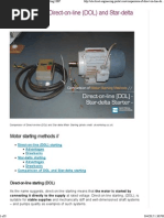 Comparision of DOL and Star-Delta Motor Starting - EEP