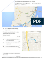IPG Kampus Pulau Pinang Gelugor Penang To Sekolah Kebangsaan Telok Kumbar - Google Maps