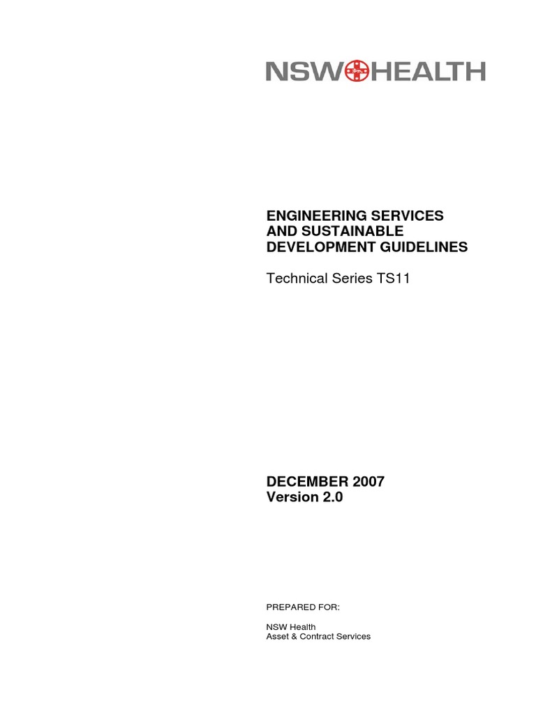 TS11 Engineering Services and Sustainable Development Guidelines | PDF ...