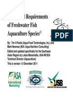Freshwater Fish Nutrition