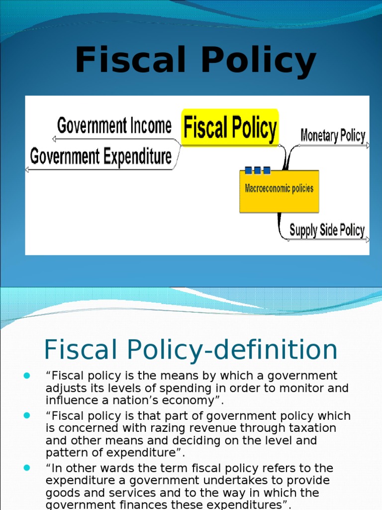 Understanding Fiscal Policy in India | PDF | Fiscal Policy | Economies
