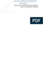 Speed and Distance Measurement Using Ultrasonic Sensor