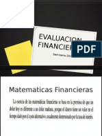 EVALUACION FINANCIERA