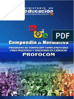 Compendio Reglamento Profocom