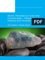 World: Molybdenum Ores and Concentrates - Market Report. Analysis and Forecast To 2020
