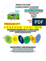 Freedom Fest Flyer & Letter
