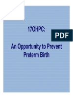Progesteron Efect at preterm