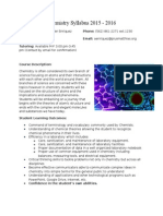 Chemistry Syllabus 2015-2016 Approved