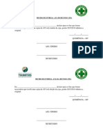 Recibo de Entrega de Ata Reunião PDF