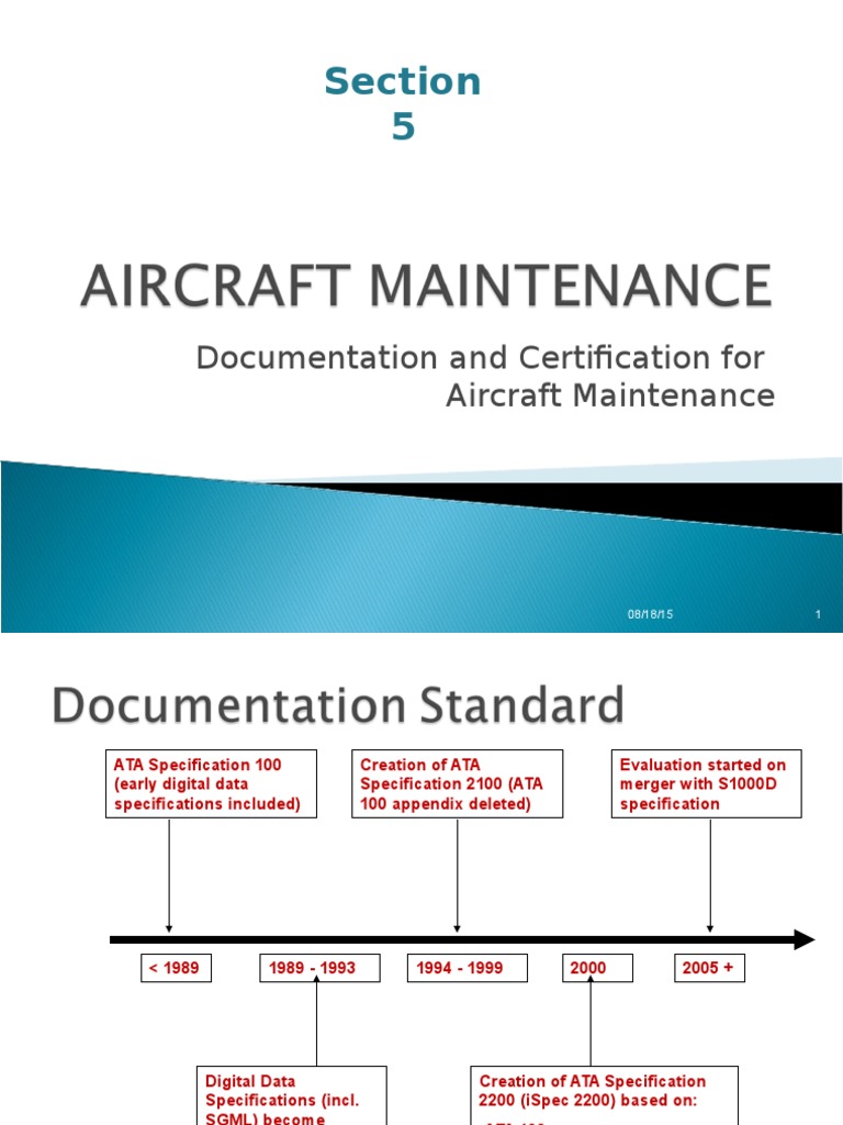 ATA Specification 100 Overview | PDF | Federal Aviation Administration ...