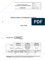 Procedura Redactare Lucrare Licenta PL-88