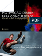 Ebook Motivação Diária para Concurseiros