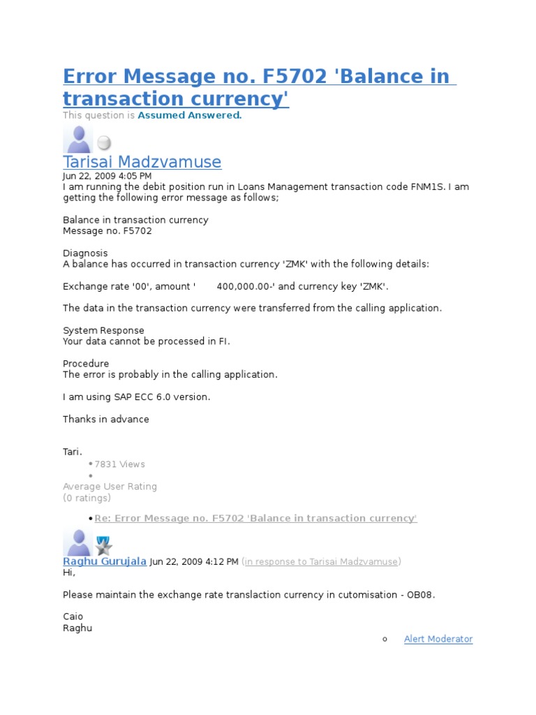 独特の上品 Error Message No f5702 Balance in Trassanction Currency 洋書