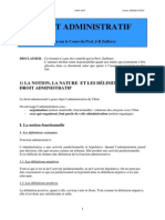 Cours de Droit Administratif - Fr.